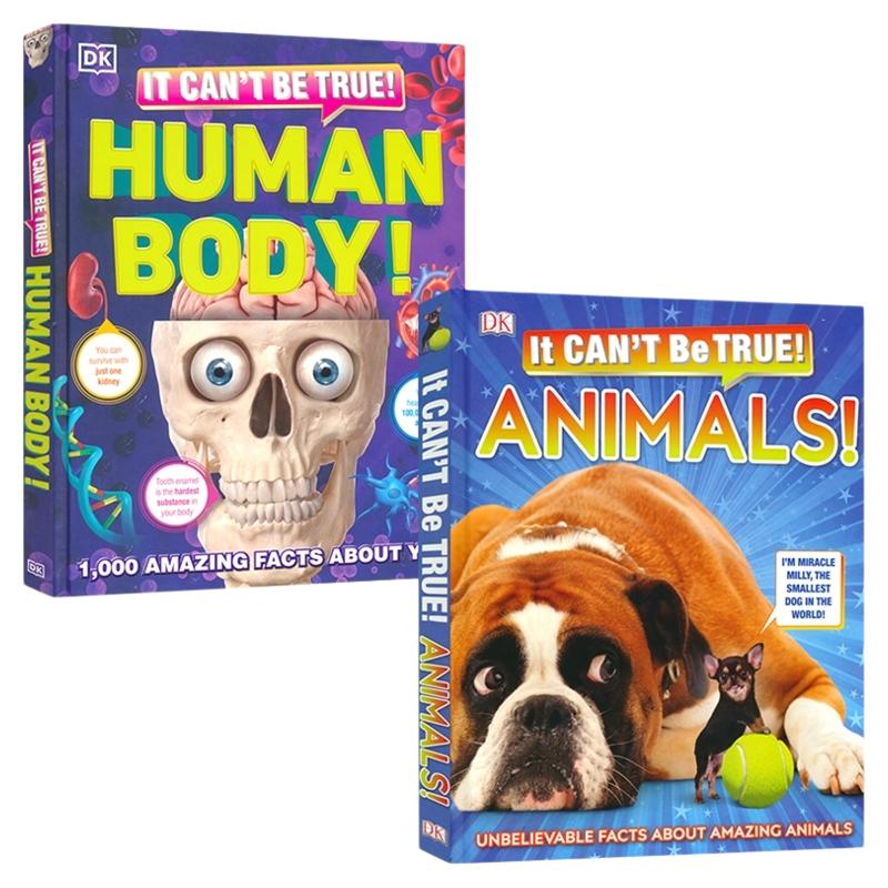DK It Can't Be True Animals Human Body 这不可能是真的 动物人体知识 儿童百科科普 精装大开本 英语课外读物 英文原版进口图书