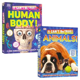 DK It Can't Be True Animals Human Body 这不可能是真的 动物人体知识 儿童百科科普 精装大开本 英语课外读物 英文原版进口图书