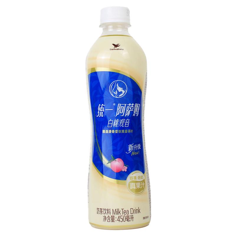 统一阿萨姆白桃观音奶茶10瓶装