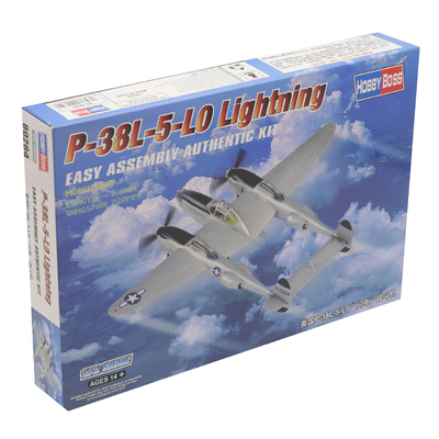 恒辉模型p-38l-5-l0闪电战斗机