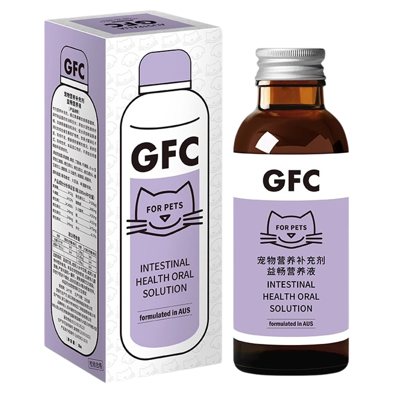 gfc益畅宠物肠道肠胃营养液狗狗