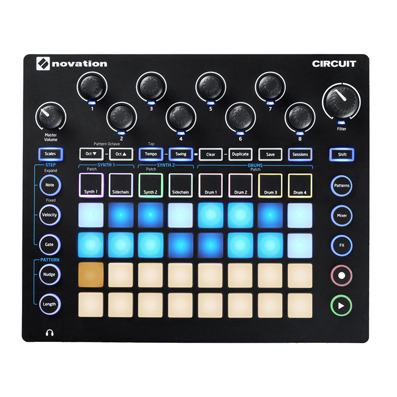 NovationCircuit综合电子合成器