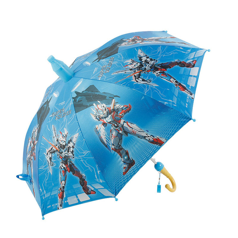奥特机甲儿童雨伞男新款小学生幼儿园耐用晴雨两用自动小孩太阳伞