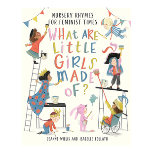 【现货】What Are Little Girls Made of?无畏的小女孩们 英文原版儿童绘本 插画家Isabelle Follath书籍进口