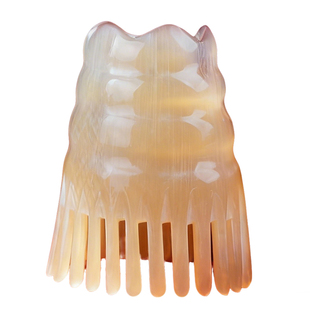 天然牛角按摩梳头疗梳子经络疏通牛角梳正品抓洗头皮头部洗发梳子