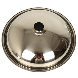 锅盖 不锈钢炒锅盖子平底小号锅盖31cm 33cm锅盖35cm高拱包邮26cm