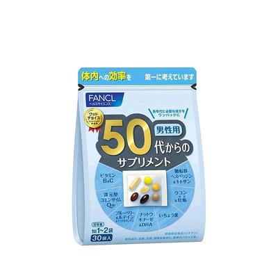 FANCL芳珂50岁男性综合维生素每日综合营养素片剂30袋