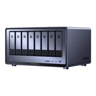 绿联私有云DXP8800 Plus 八盘位企业级NAS主机数据存储文件共享网络存储服务器 协作文件数据共享nas硬盘