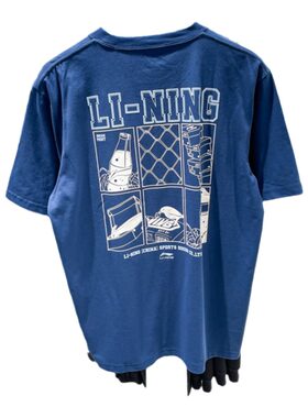 李宁短袖男款2024秋季新品