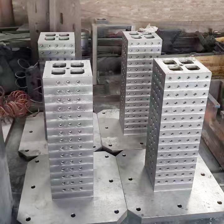 四面基座基板方箱加工卧加辅助方箱卧式中心基座T型槽多孔工作台图片