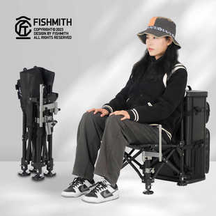 鱼匠人迷你版月亮椅小麻雀全折叠全地形便携折叠野钓小钓椅台钓椅