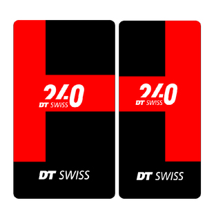 DT 240花鼓贴纸公路车山地车贴车轮组碳刀圈轮圈定制防水DT SWISS