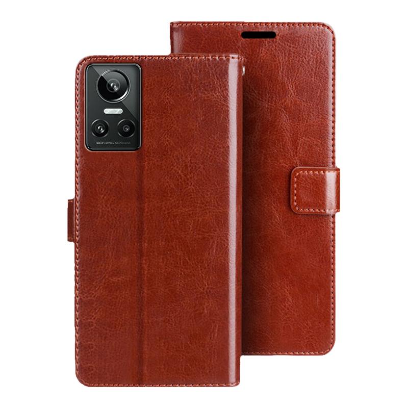 适用OPPO真我V20 25 13手机壳Q2i 8S 6Pro翻盖11皮套realme XT X50pro GT2大师探