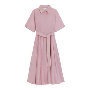 MARELLA 2025秋冬女装长款衬衫式连衣裙长裙3226035102