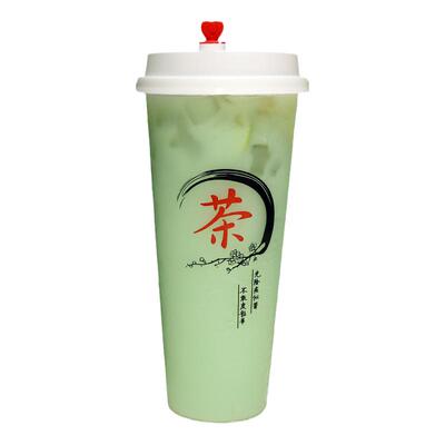 奶茶杯一次性磨砂注塑奶茶杯