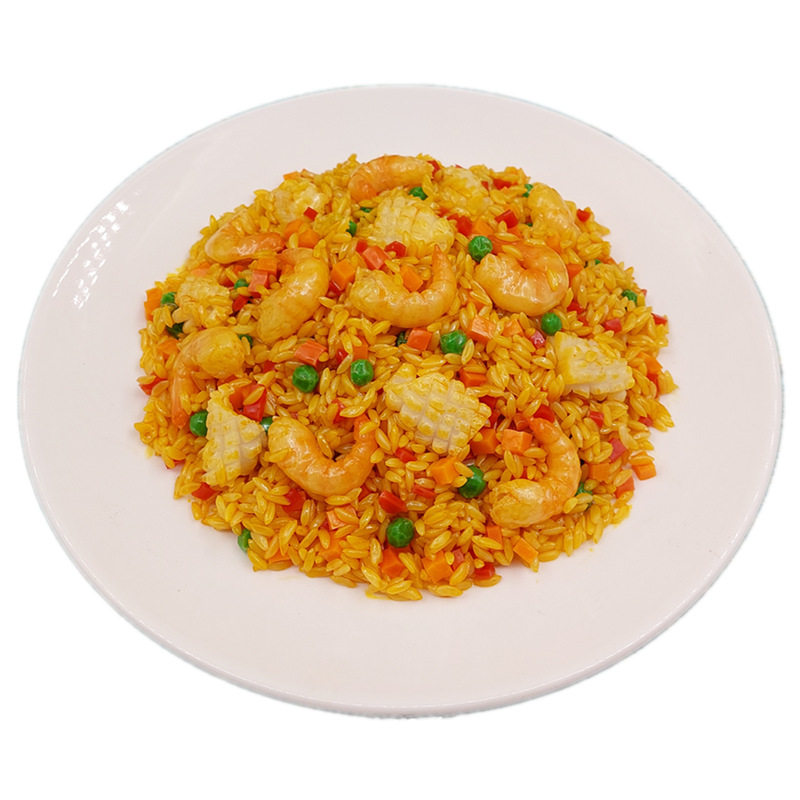 肉丝炒饭食物假道具样品中餐模型