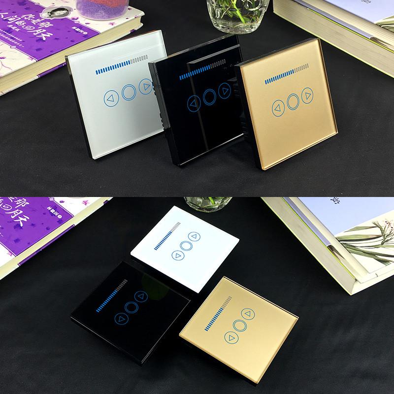 家用大功率可控硅led灯无极调光开关面板智能触摸遥控调光器86型