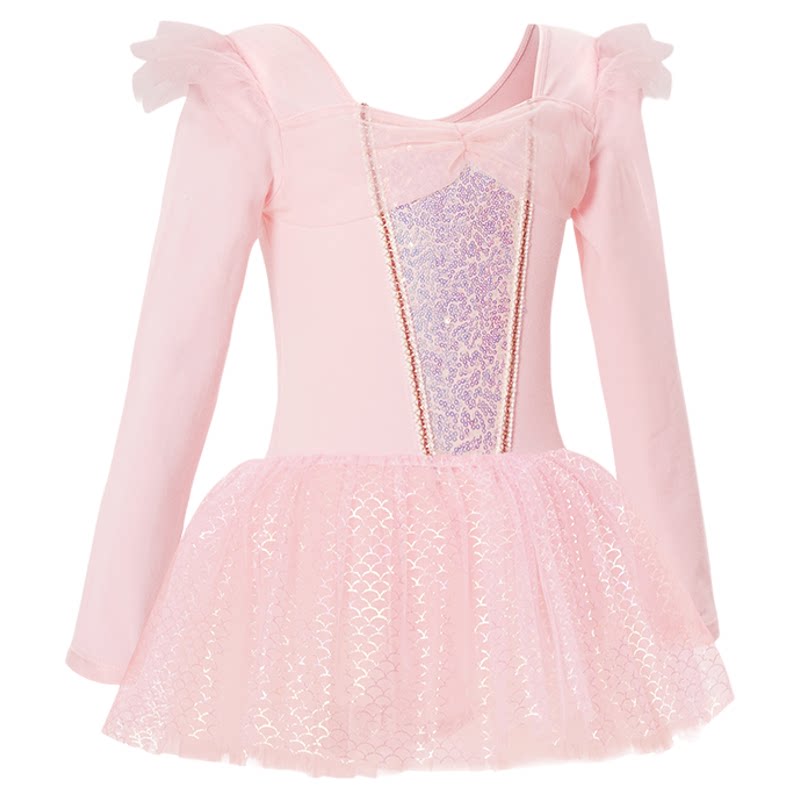 女童秋冬练功服舞蹈蓬蓬裙公主裙