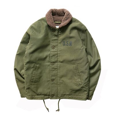 LifeCycle复刻N1印花甲板厚外套