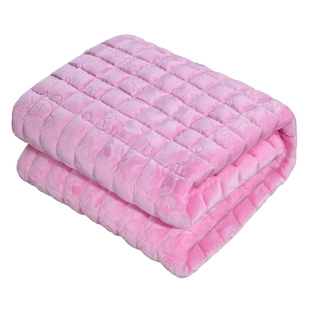 冬季法兰绒加绒牛奶绒床单床上铺毛毯铺床加厚防滑绒毯子床垫床毯