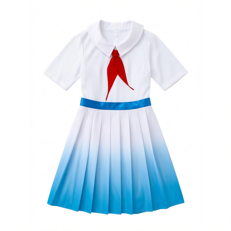 儿童爱国合唱服红歌朗诵演出服红色主题表演舞蹈合唱服国庆演出服
