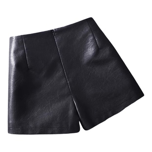 黑色PU皮裙半身裙子女2025新款春季裙裤高腰显瘦a字包臀裙短裙子