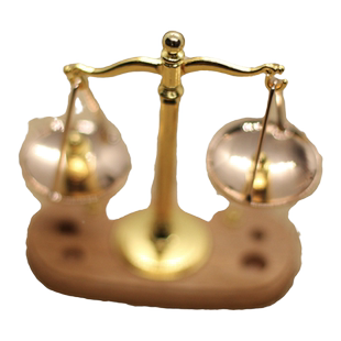 12分微缩场景模型娃娃屋配件仿真迷你厨房天平秤过家家玩具摆件