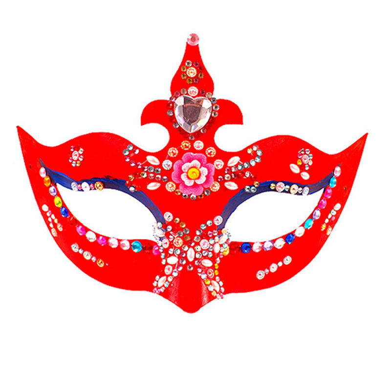 万圣节面具diy圣诞节新年秀舞会空白纸浆手绘南瓜幼儿园创意手工