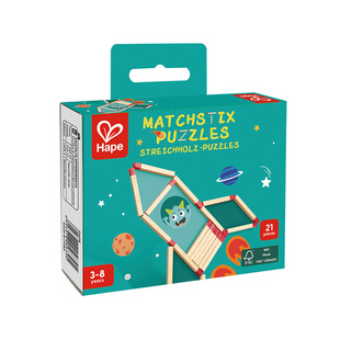 Hape趣味数学火柴棍儿童早教益智玩具拼搭积木男女孩数理逻辑训练