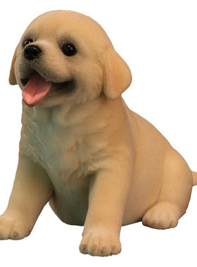 金毛犬车摆件金毛犬手办狗摆件