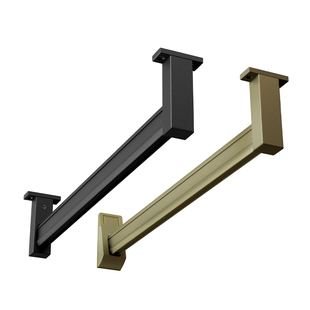 u型挂衣杆浅衣柜顶装衣通纵向竖向挂杆橱柜内薄柜衣架L吊杆阳台柜