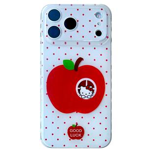 由里公园ins韩系少女可爱波点红苹果猫咪17适用17pro苹果17ProMax手机壳iPhone16全包14新款16Promax保护套13