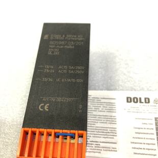 溢价-DOLD 多德安全继电器BD5987.03/201 货号00