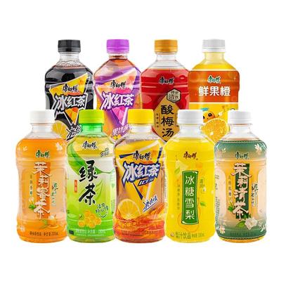 康师傅冰红茶饮料低糖绿茶