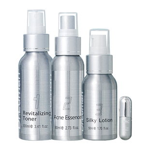 卢曼博士医美版祛痘精华淡痘印去粉刺闭口黑头修护痘肌三件套正品