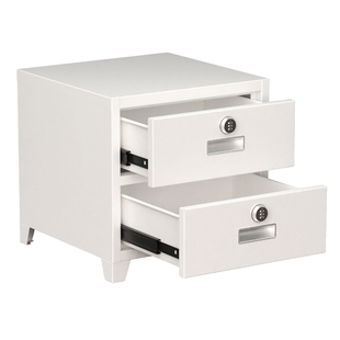 钢制工具抽屉柜斗柜桌面储物收银柜零件财务保密密码文件私密带锁