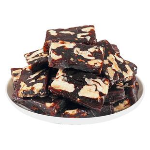 红枣泥夹核桃南枣糕点心枣仁派无糖精食品老年人网红零食小吃特产