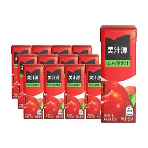 美汁源100%苹果汁250ml×12盒