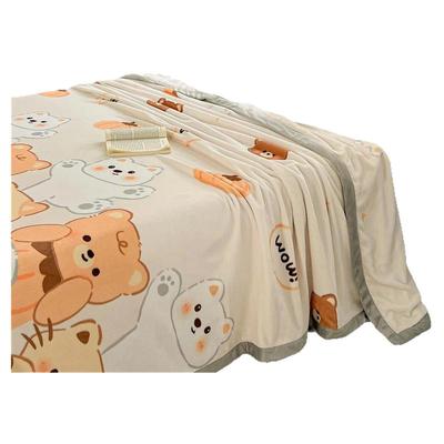 洁丽雅加厚牛奶绒床单冬季加绒