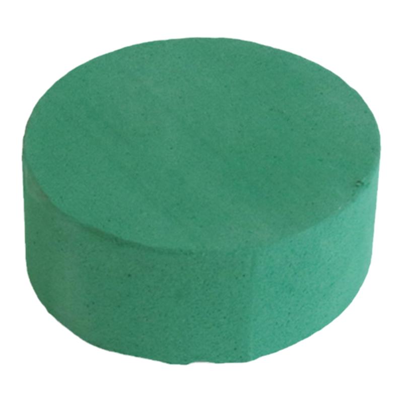 圆形花泥插花泡沫泥湿花泥抱抱桶配件保水插花泥块鲜花包装材料