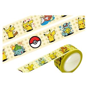 宠物小精灵胶带皮卡丘胶带贴纸胶带动漫透明装饰贴纸不易留痕胶带