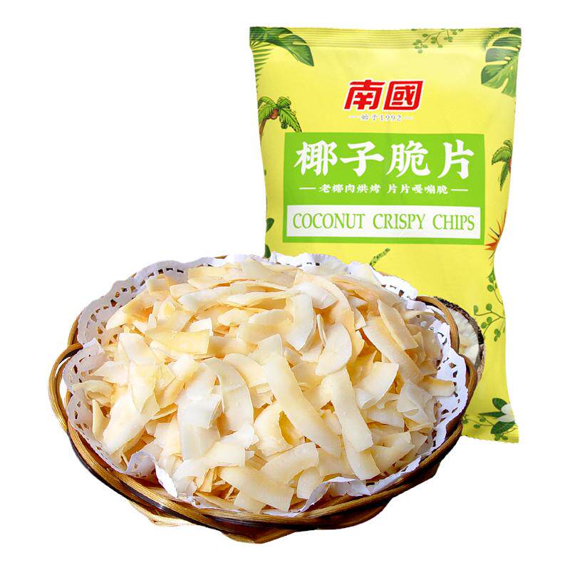 海南特产椰子片南国椰肉零食