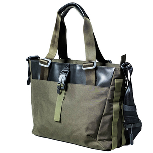 Lewhisper都市通勤中性横版托特包14英寸手提单肩斜挎Cordura尼龙