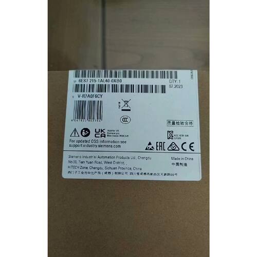 询价-6ES72151AL400XB0中央处理器模组1可维修
