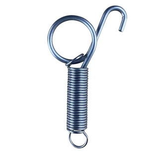 不锈钢兔笼门挂钩养殖兔鹌鹑鸟笼门弹簧挂钩不生锈配件