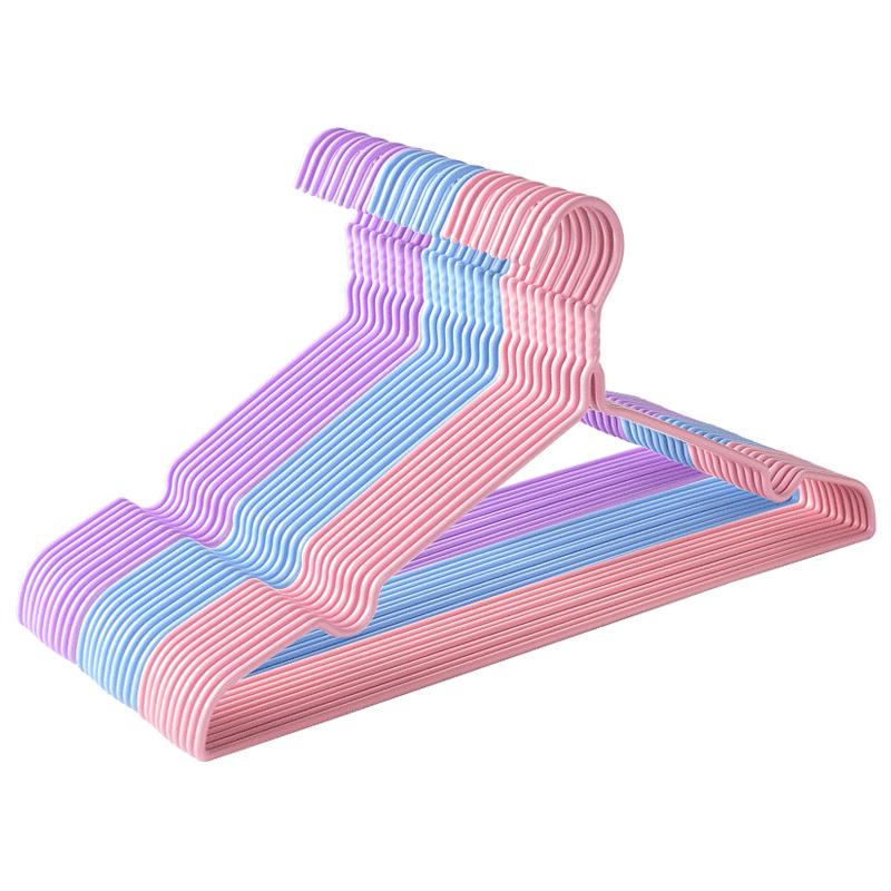 衣架家用晾衣服架衣挂儿童衣撑撑子晒挂衣架子宿舍用学生挂钩神器