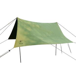 隐者山之道丨三夫户外 自驾休闲露营碧山蝶形遮阳天幕帐篷