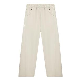 361运动裤2025秋冬女子弯刀裤宽松针织长裤直筒休闲裤遮肚运动裤