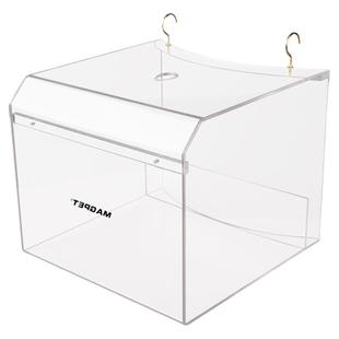 玄凤鹦鹉八哥鹩哥鸟用洗澡盆方笼圆笼专用防溅大号画眉鸟用洗澡笼