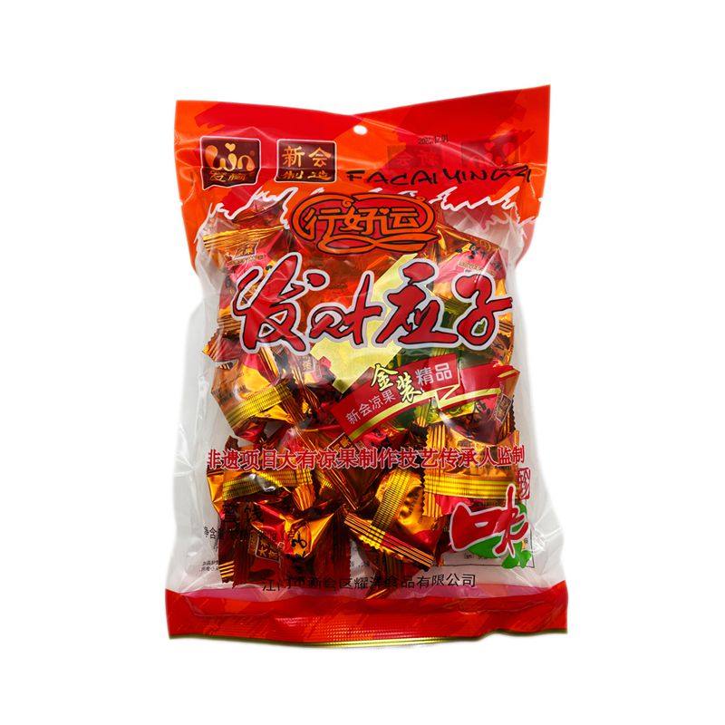 新会凉果爱赢牌金装发财应子350g